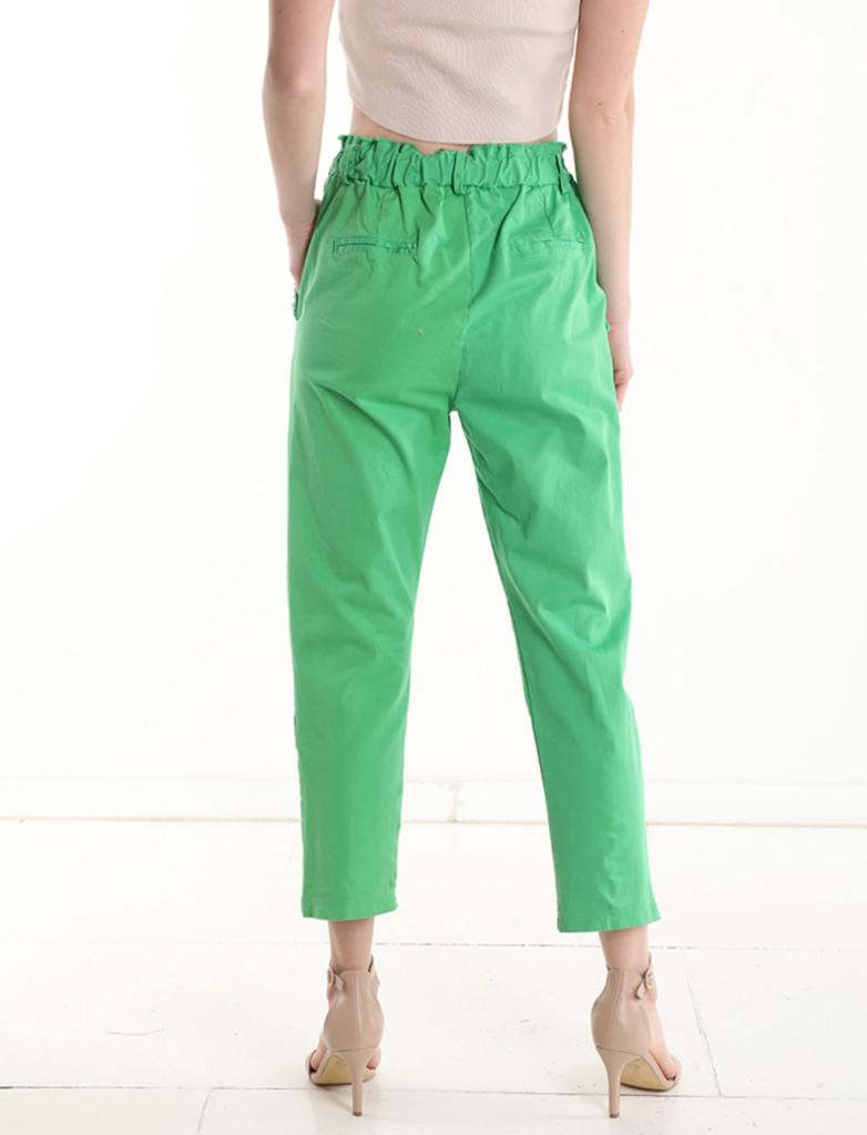 Pantalon en Coton avec poches avec élastique.