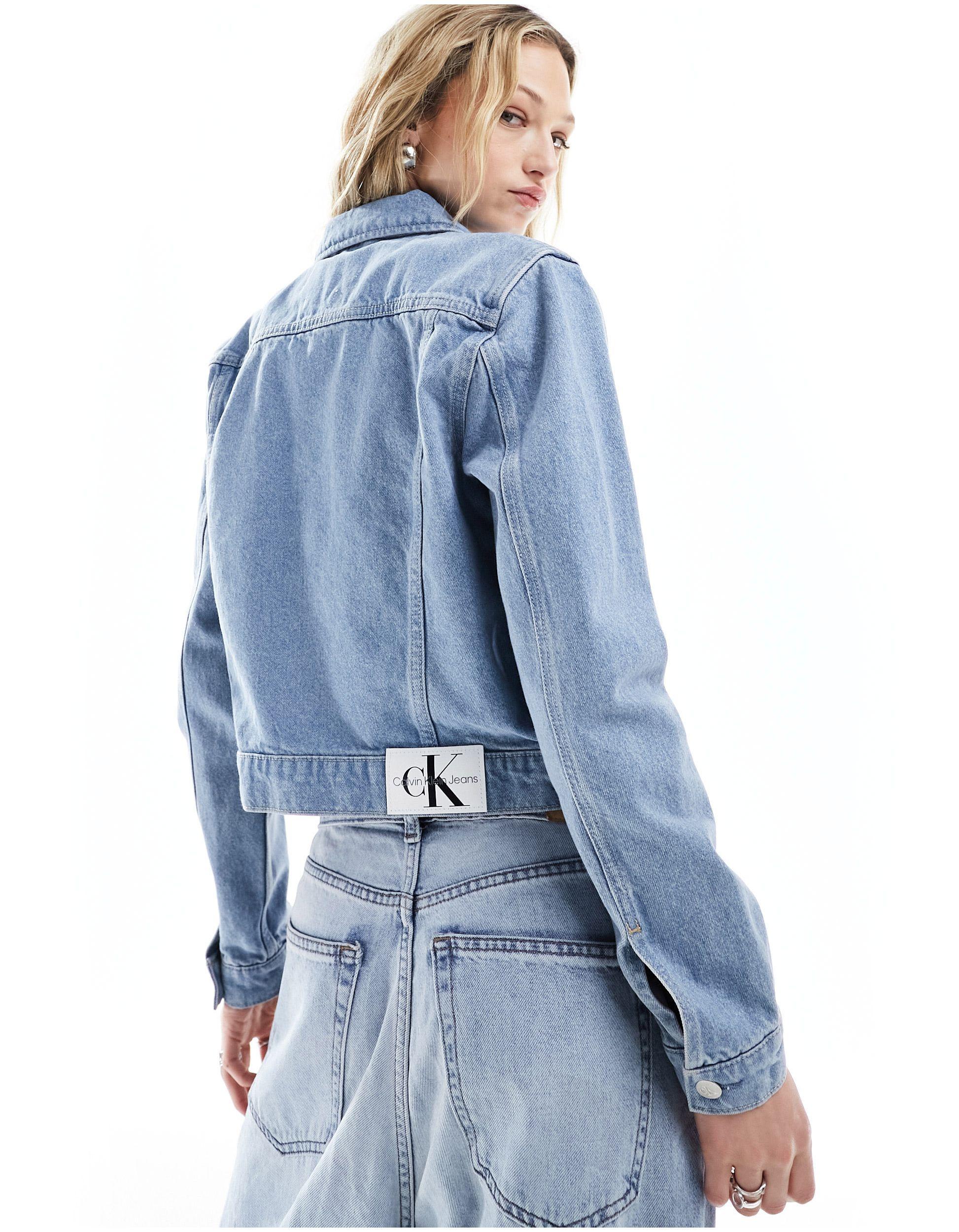 Calvin Klein Jeans - Veste en jean courte années 90
