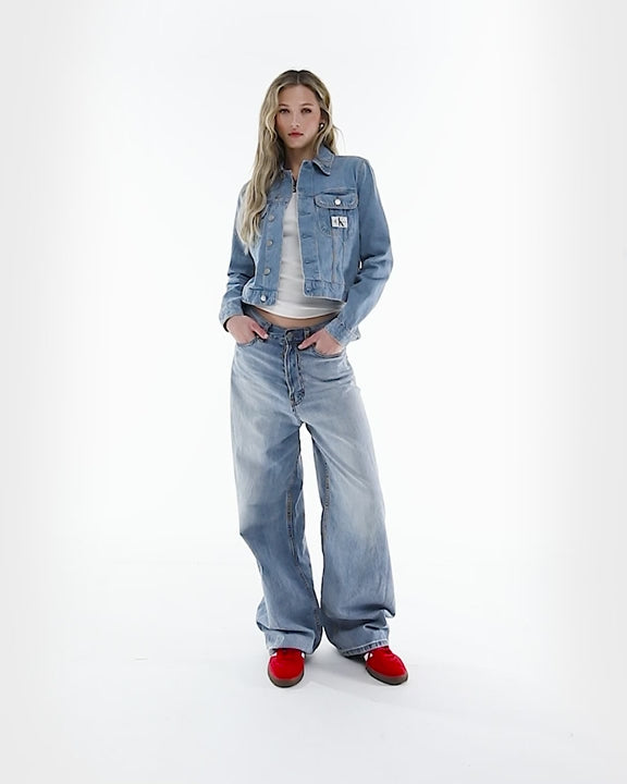 Calvin Klein Jeans - Veste en jean courte années 90