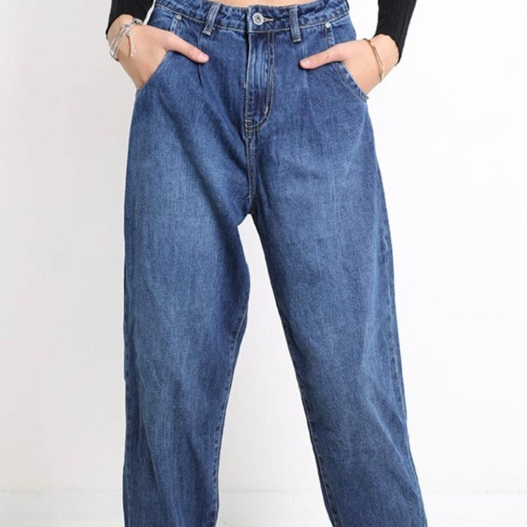 Jeans en Coton avec poches.