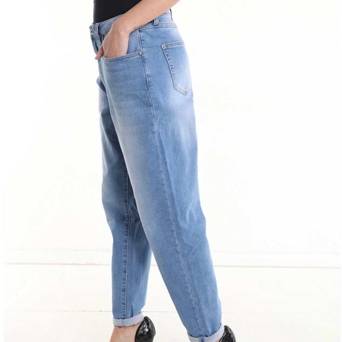 Jeans en Coton en denim avec poches